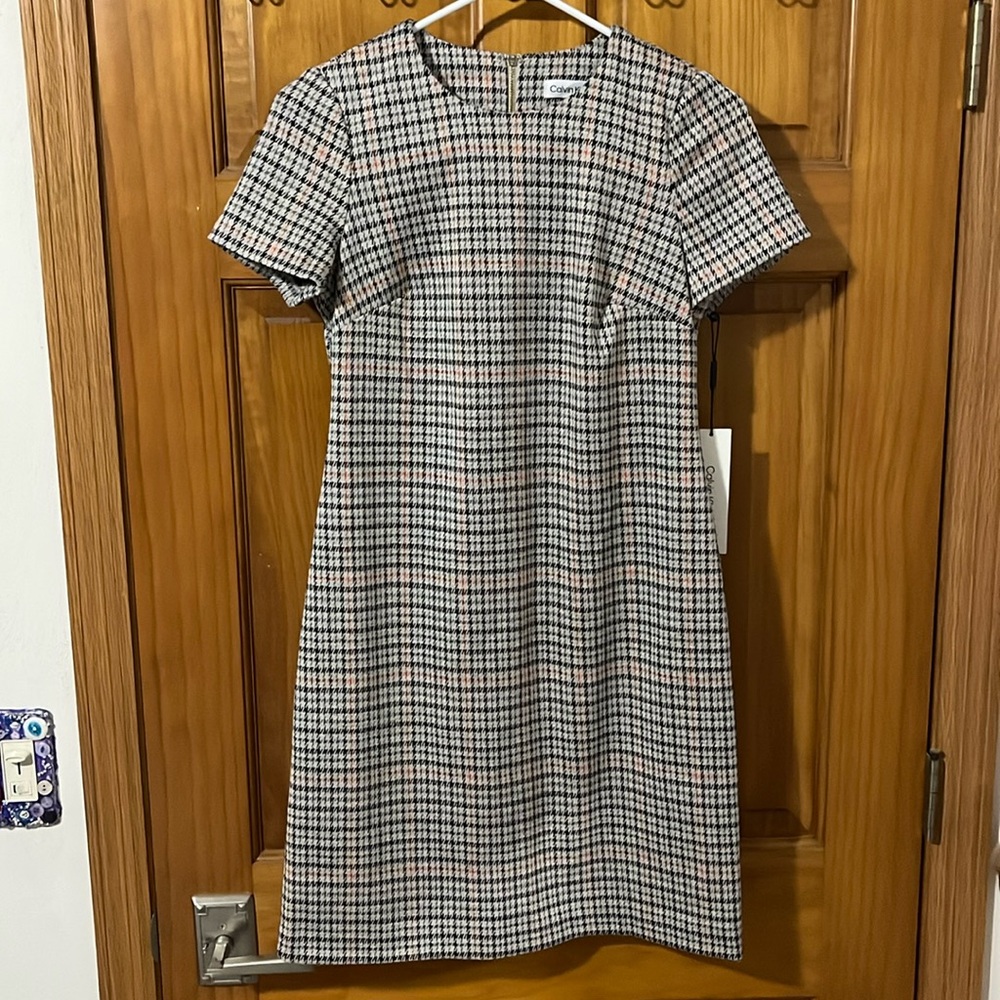 Calvin Klein Patterned Dress - Brand New with Tags